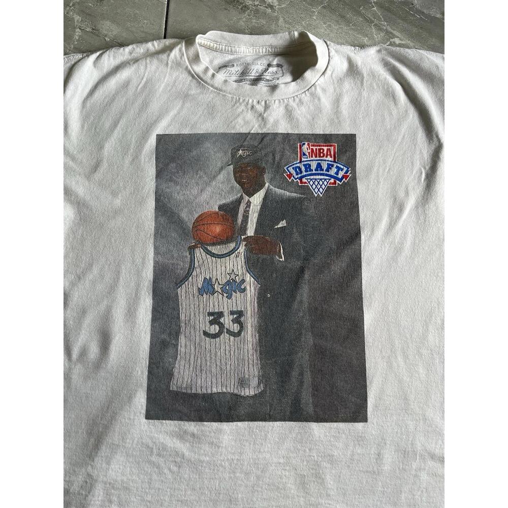 Draft Shaquille Oneal Orlando Magic Mitchell And Ness Mens Xl T Shirt